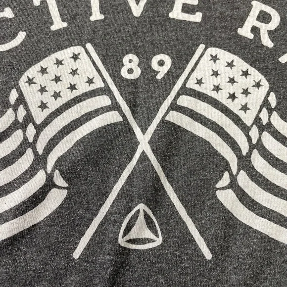 Active Ride Shop 89 T Shirt Mens Large Gray Logo Graphic Skate Surf Skater Vtg - Picture 9 of 10